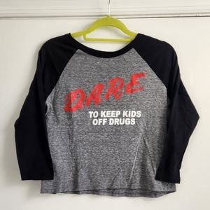 Urban Outfitters - DARE Cropped Baseball Tee